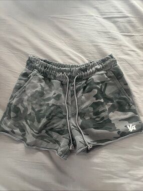 YoungLA Women’s Grey Camo Athletic Shorts